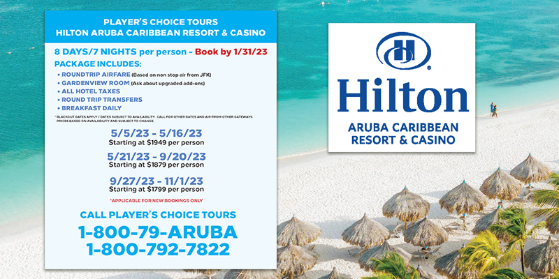 Aruba Hilton Specials